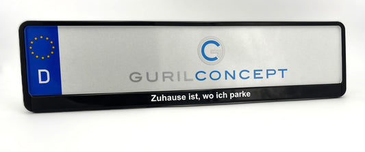 Zuhause ist, wo ich parke – Der lustige Kennzeichenhalter für echte Freigeister